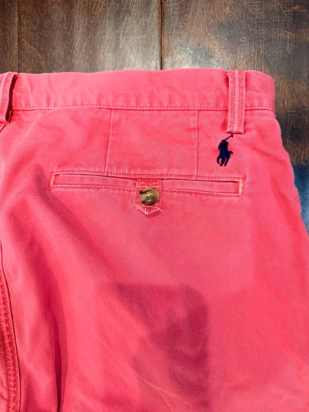 Men's Coral Pink Chino Pants Ralph Lauren Polo Preppy